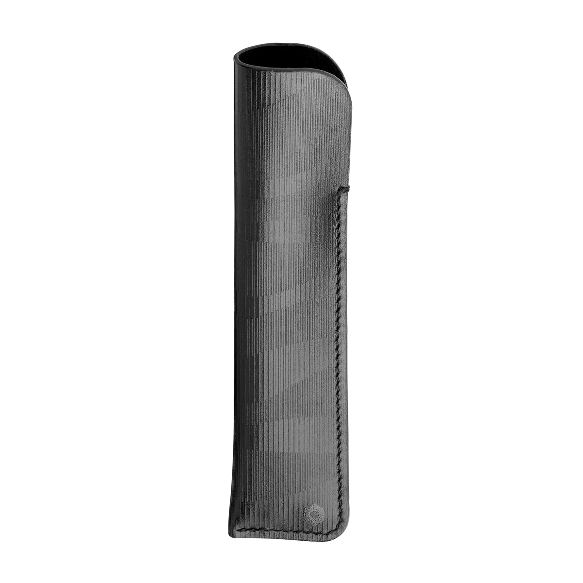 Conjunto de Caneta Ecridor Black Code Caran d'Ache e Estojo em Pele Preta Preto-5