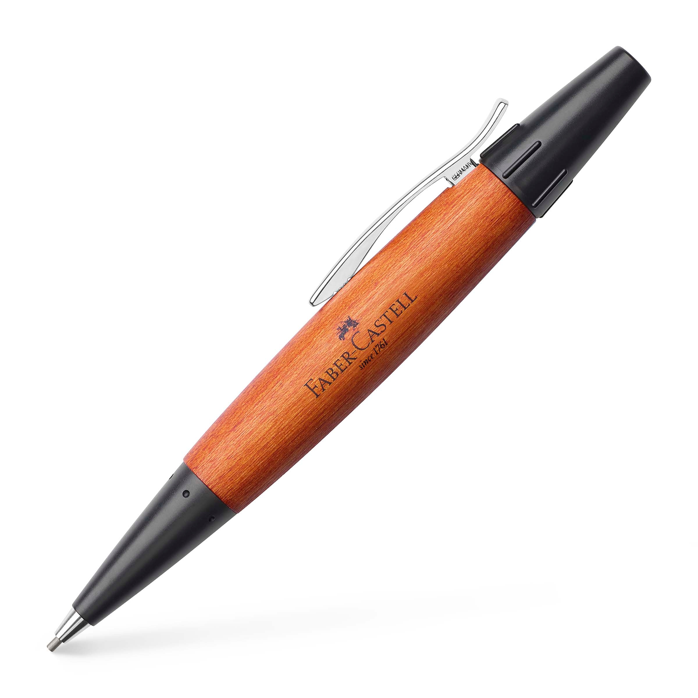 Set de regalo bolígrafo y portaminas E-Motion Faber-Castell Negro-2
