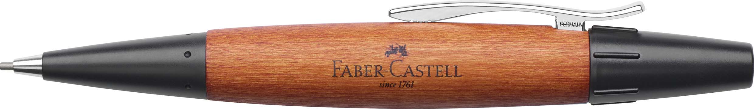 Set de regalo bolígrafo y portaminas E-Motion Faber-Castell Negro-5