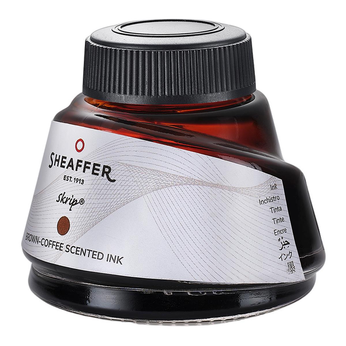 Imagen 7 de Juego para regalo de pluma estilográfica Coffee Edition marrón mate y frasco de tinta marrón Marrón