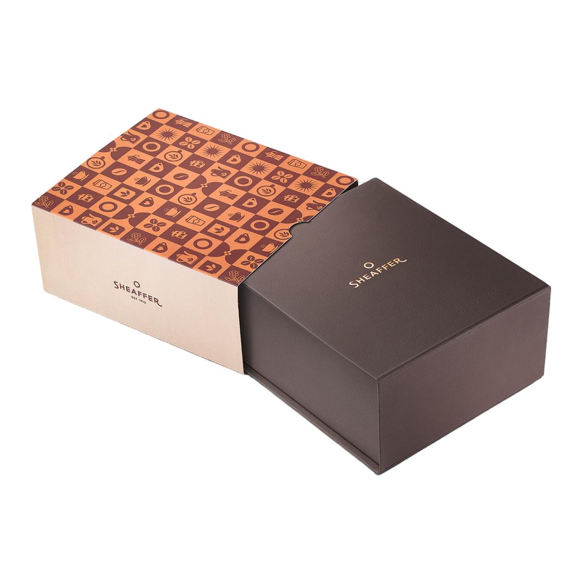 Imagen 11 de Juego para regalo de pluma estilográfica Coffee Edition marrón mate y frasco de tinta marrón Marrón