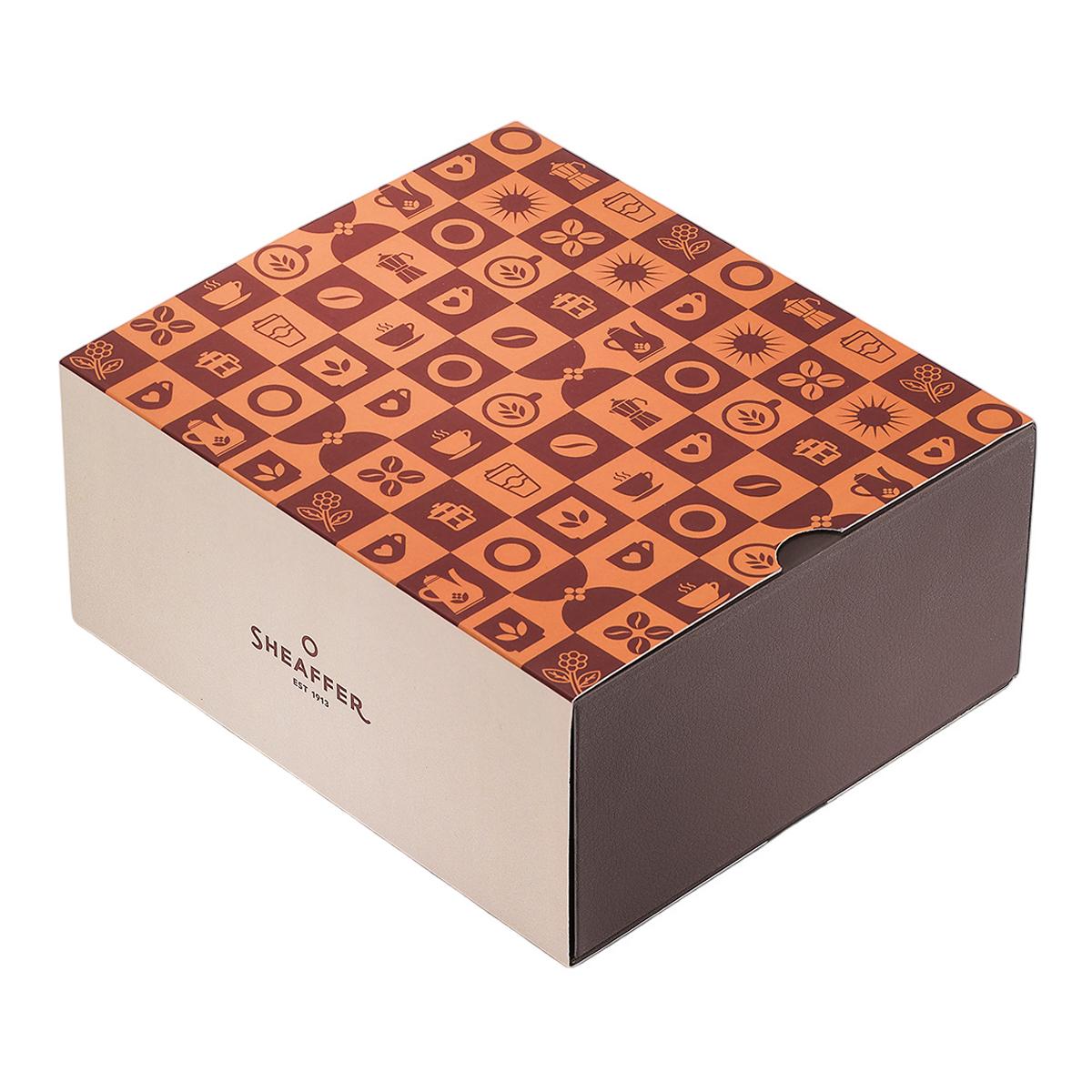 Imagen 13 de Juego para regalo de pluma estilográfica Coffee Edition marrón mate y frasco de tinta marrón Marrón