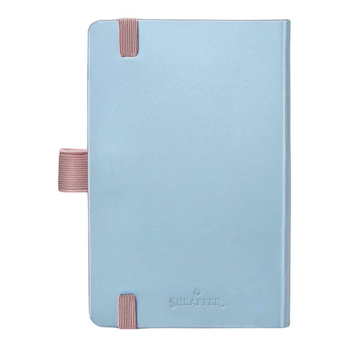 Juego para regalo de bolígrafo nácar degradado con detalles cromados y cuaderno pequeño azul pastel de la colección Expressions · 100 de Sheaffer Nácar-6