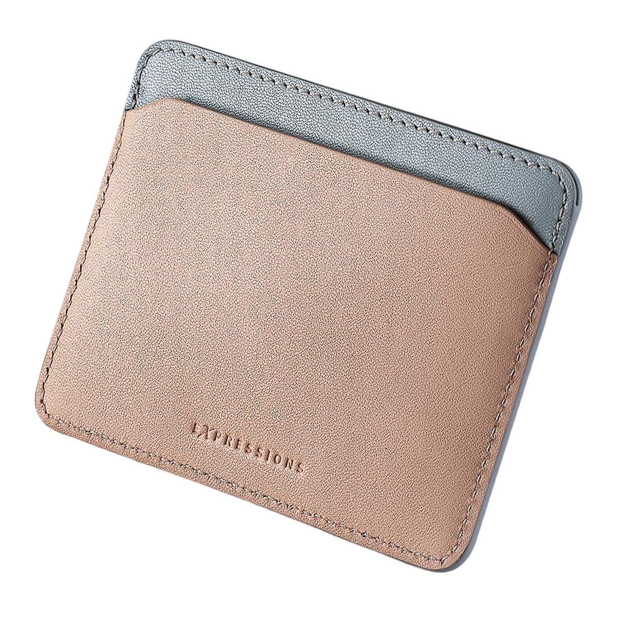 Juego para regalo de bolígrafo nácar degradado con detalles cromados y tarjetero de piel azul pastel de la colección Expressions · 100 de Sheaffer Nácar-5