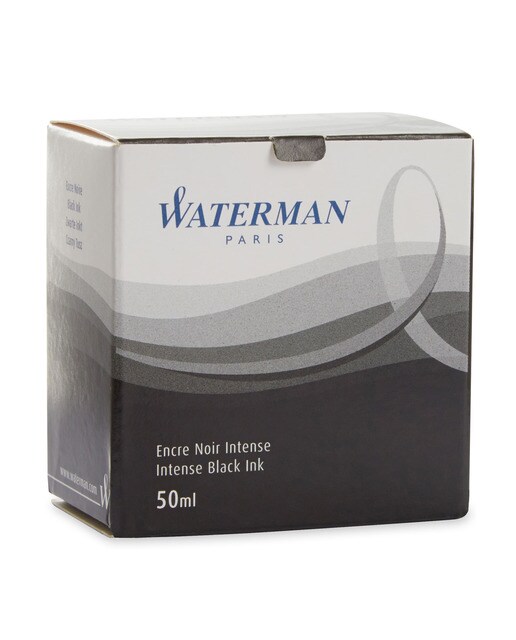 Frasco Cristal Tinta 50 ml Waterman Preto 1