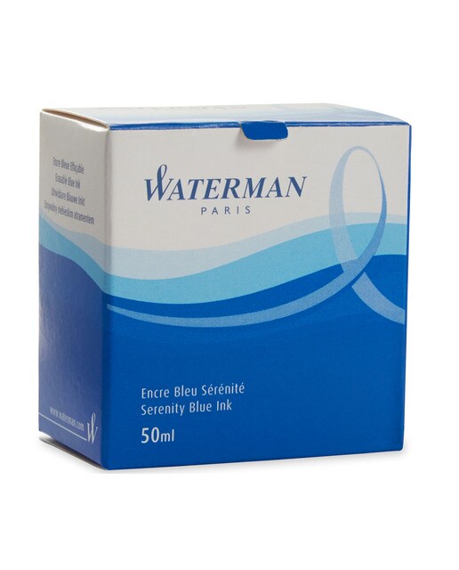 Frasco de Tinta Cristal 50 ml Waterman Azul Azul-1