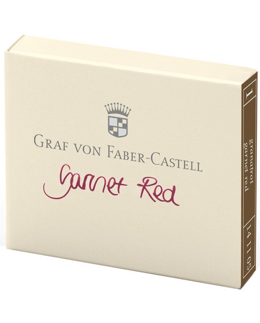Caixa com 6 Cartuchos Graf Von Faber-Castell Vermelhos Vermelho-1