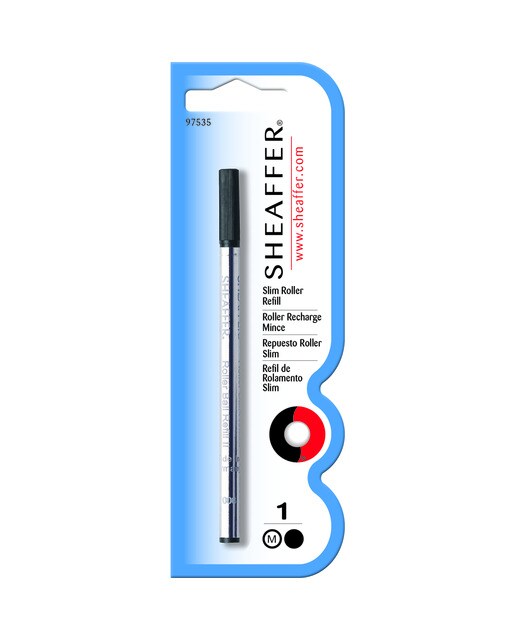 Recarga para Caneta Rollerball Slim de tinta de Gel Preta 1