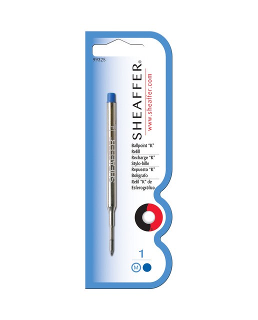 Imagem 0 de Recarga Sheaffer "K" para Caneta Esferográfica Azul de Espessura Média