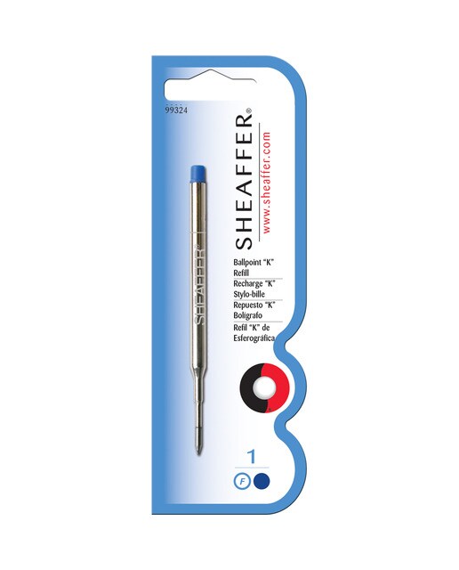 Recarga K para Caneta Esferográfica Espessura Fina Sheaffer Azul Azul-1