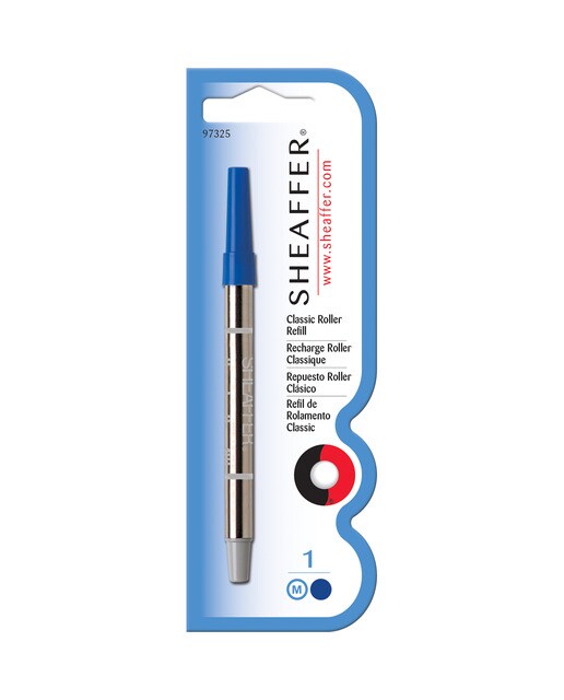 Recarga para Caneta Roller Classic de Tinta de Gel Azul Ponta Média Azul-1