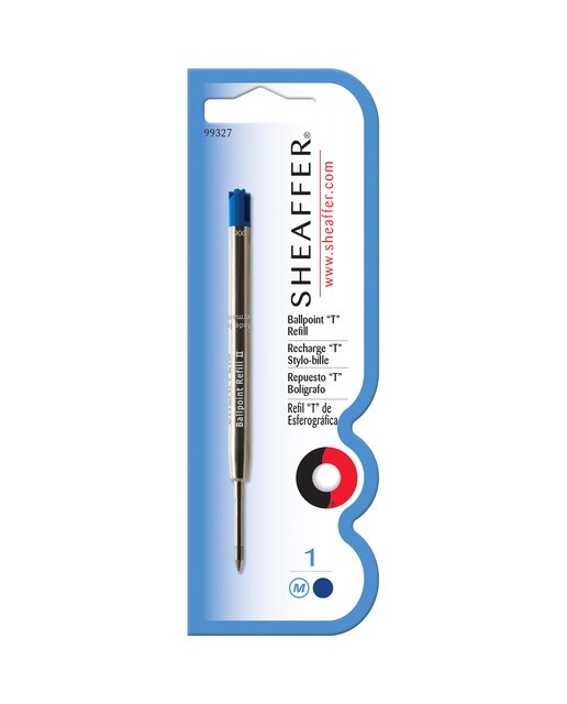 Recarga Sheaffer "T" para Caneta Esferográfica Azul de Espessura Média Azul-1