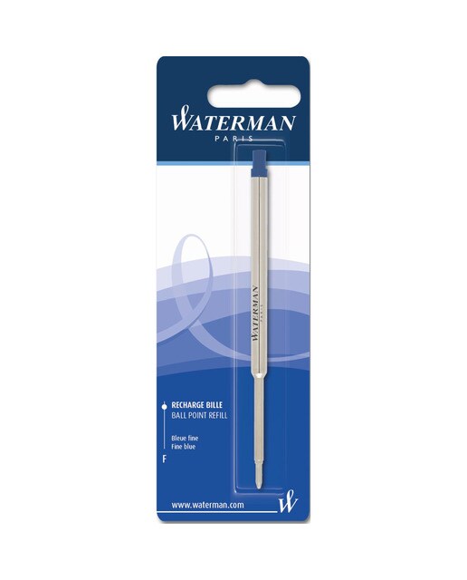 Blister com Recarga de Caneta esferográfica Standard Máxima Waterman Azul Fino 1