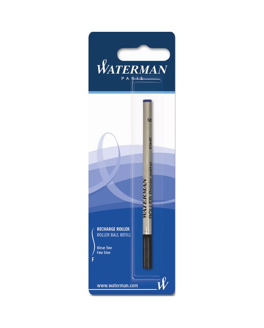 Blister de Recarga para Caneta Rollerball Waterman Azul 1