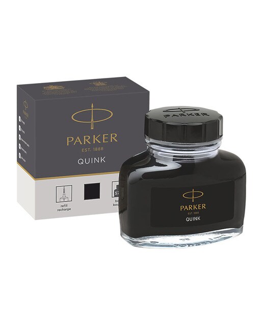 Tinteiro Quink Parker Preto Preto-1