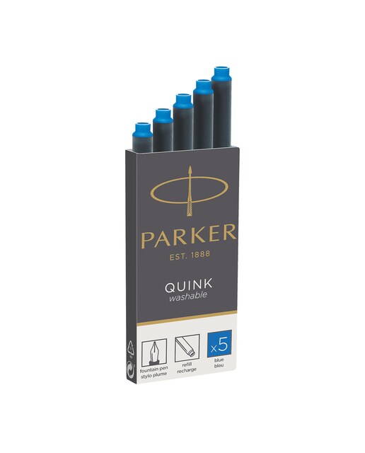 Imagem 0 de Cartuchos Longos Parker Azul