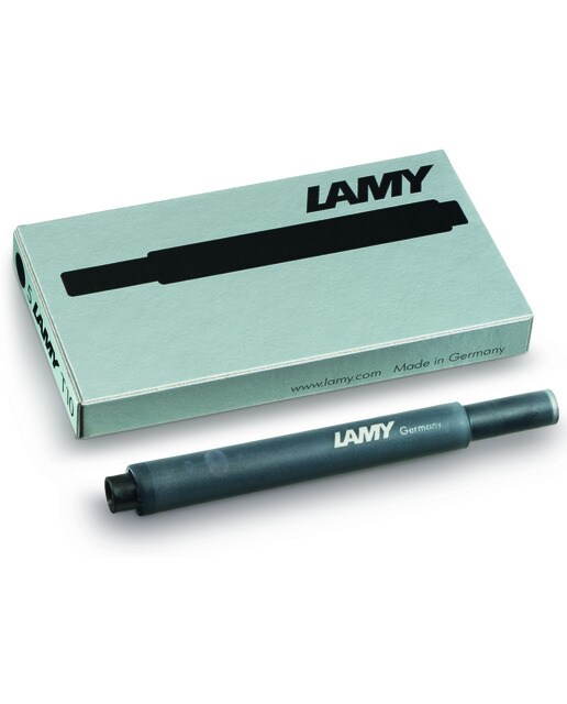 Blister com Caixa de 5 Cartuchos de Tinta T10 Lamy Preta Preto-1