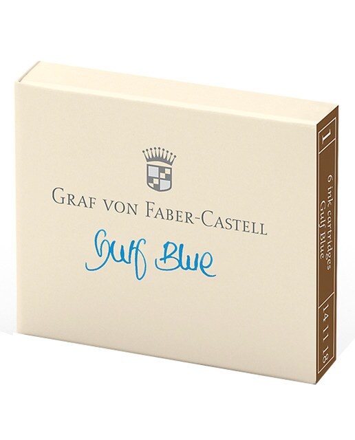 Imagem 0 de 6 Cartuchos de Tinta Graf von Faber Castell Azul-claro