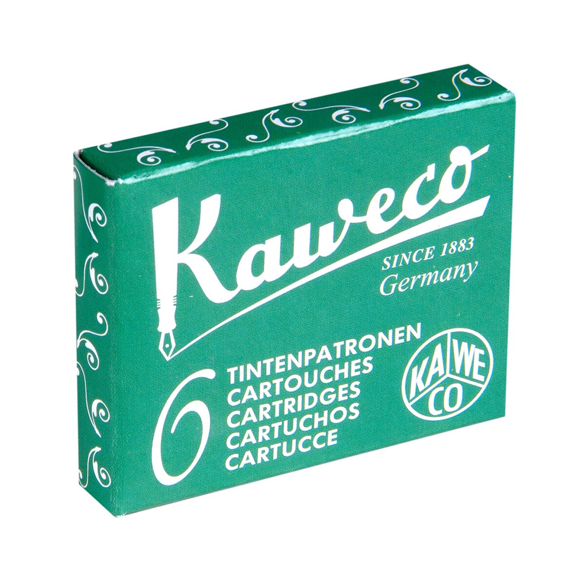 Cartuchos standard Caixa com 6 Kaweco verde 2