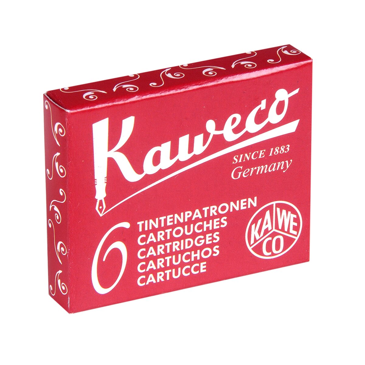 Cartuchos standard Caixa com 6 Kaweco bordeaux 2