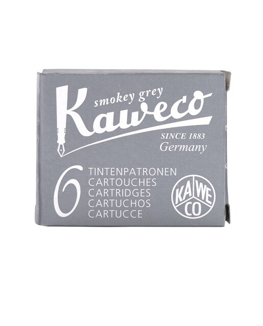Cartuchos standard Caixa com 6 Kaweco cinzento 1