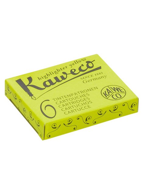 Imagem 0 de Cartuchos standard Especial Caixa com 6 Kaweco amarelo néon