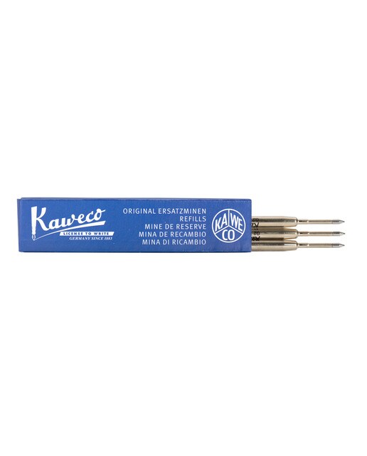 3 recargas Standard G2 caneta esferográfica Kaweco azul 1