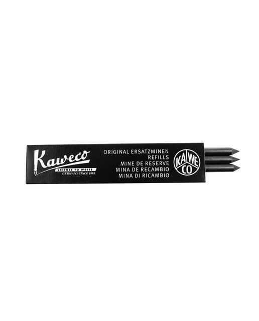 Caixa de 3 minas de grafite 5,6 mm Kaweco 1