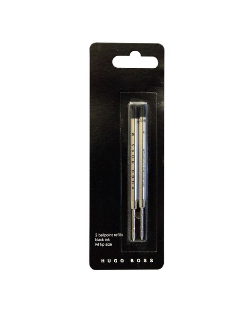 Pack de 2 recargas de caneta esferográfica preta Preto-1