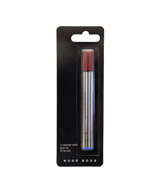 Pack de 2 recargas de caneta rollerball metalizada azul Azul-1