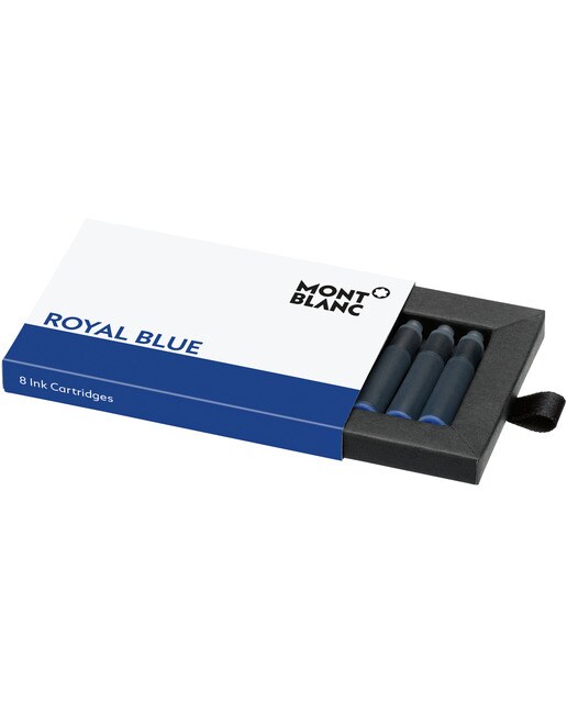 8 Cartuchos de tinta Royal Blue para caneta de aparo Azul-2