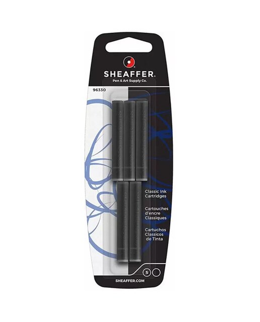 Imagem 0 de Cartuchos de tinta (5) para caneta de aparo de cor preta