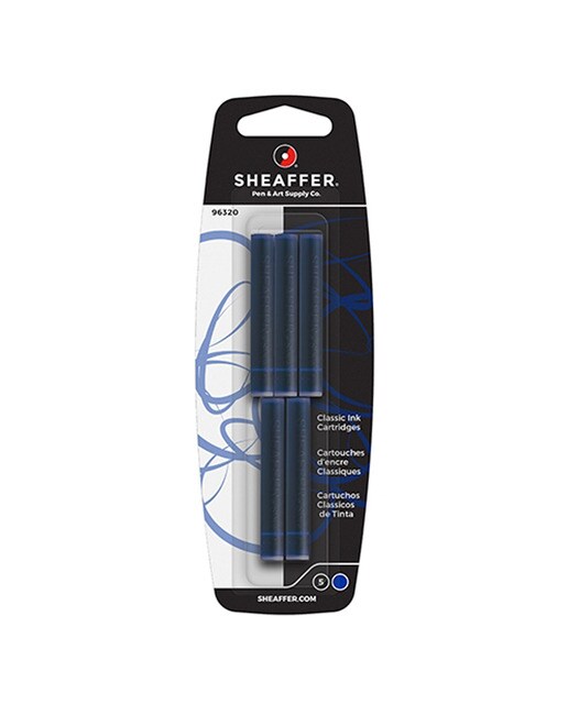 Imagem 0 de Cartuchos de tinta (5) para caneta de tinta azul