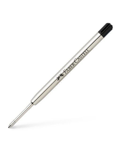 Recarga de caneta de escrita Faber-Castell preta em formato M Preto-2