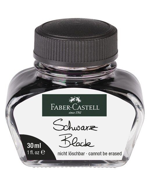 Imagem 0 de Tinteiro de 30 Mi para Esferográficas com Conversor Faber-Castell - Preto