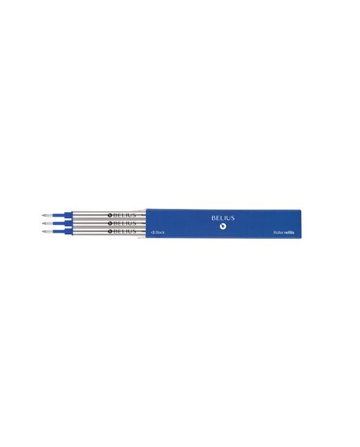 Recarga rollerball 0,7 mm caixa de 3 ud Belius azul Azul-2