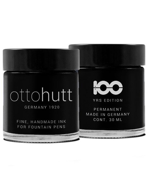 Imagem 0 de Tinteiro 30 ml Artesanal Permanente para Documentos Otto Hutt - Preto