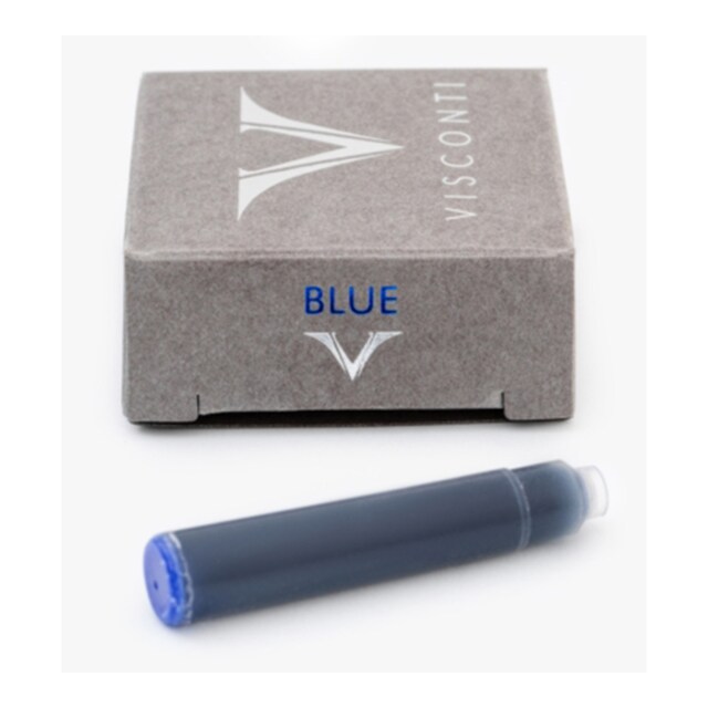 Imagem 0 de Caixa com 10 cargas tinta preta Visconti 