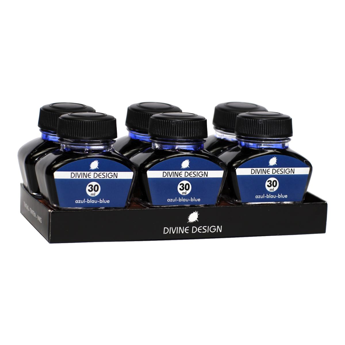Tinteiro 30 ml Divine Design - Azul Azul-3