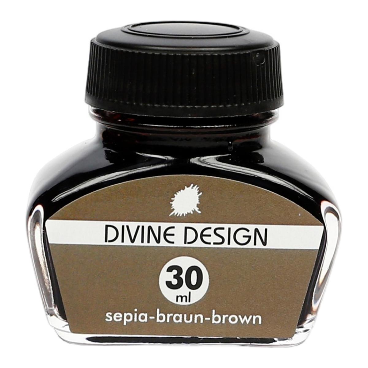 Tintero 30 ml Divine Design sepia.