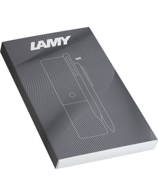 Conjunto vazio com bolsa para 2 peças Lamy preto Preto-2