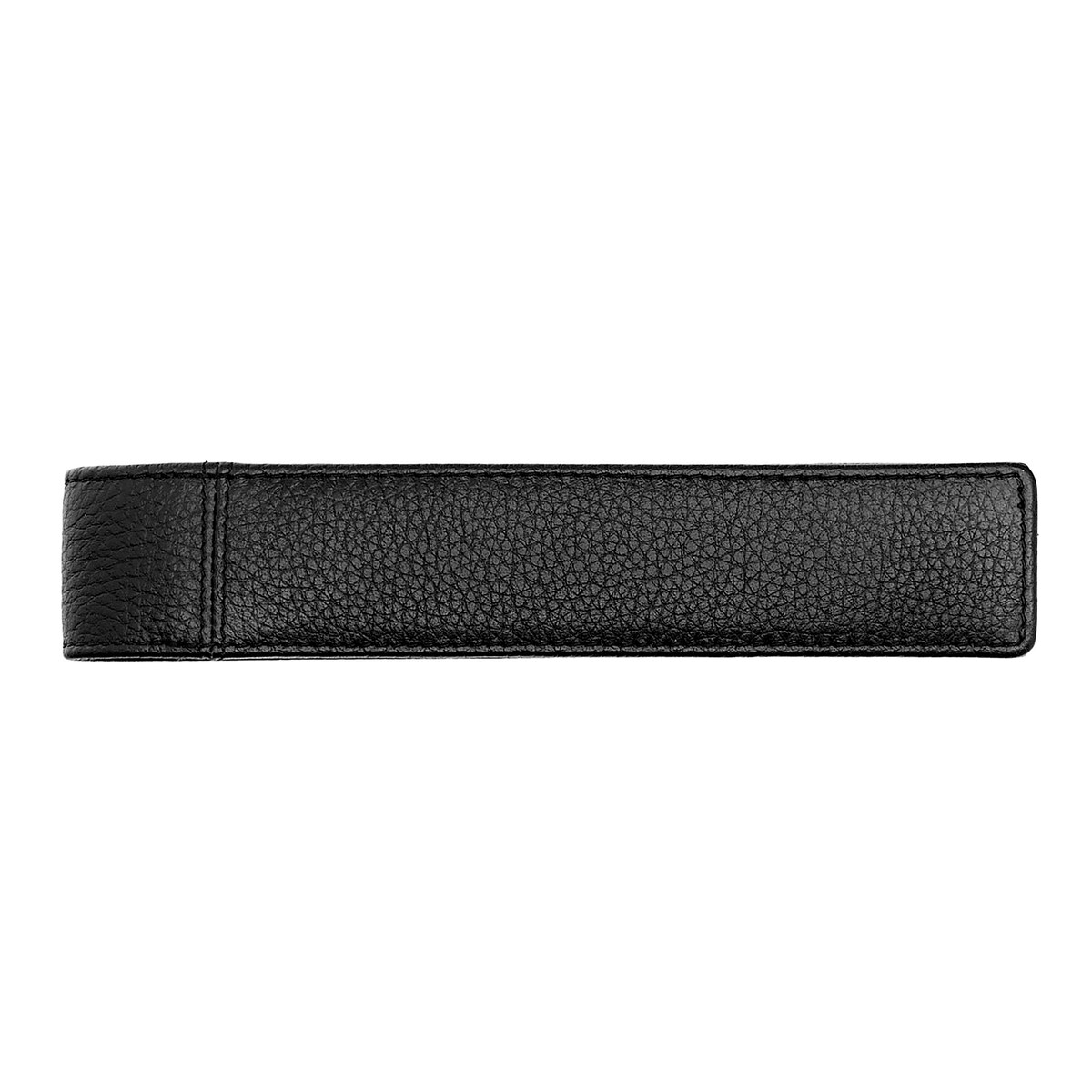 Capa de Escrita em Pele 1 Pza. Classic Grained Black Preto-3