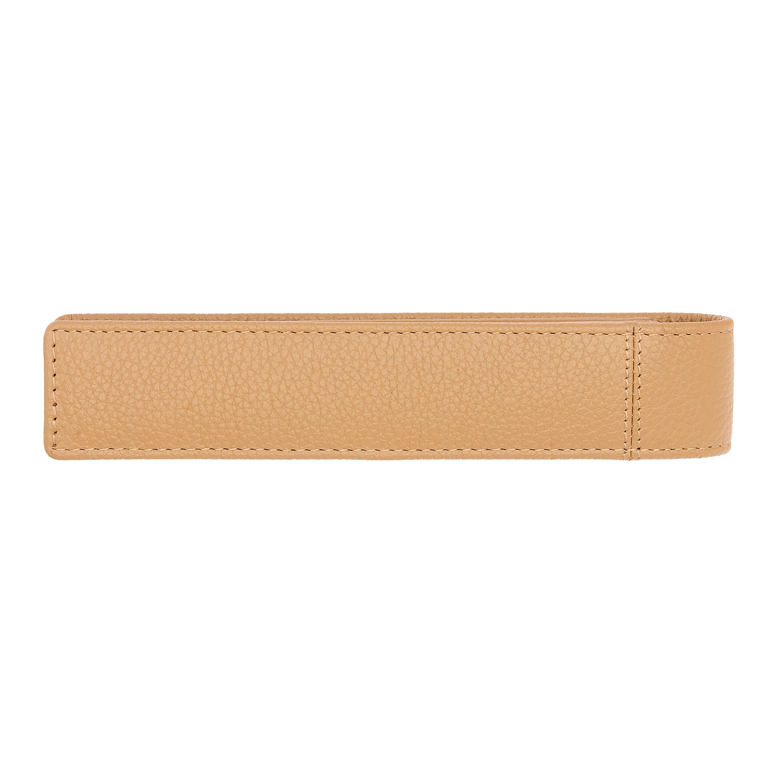 Capa de Escrita em Pele 1 Pza. Classic Grained Camel Camel-3