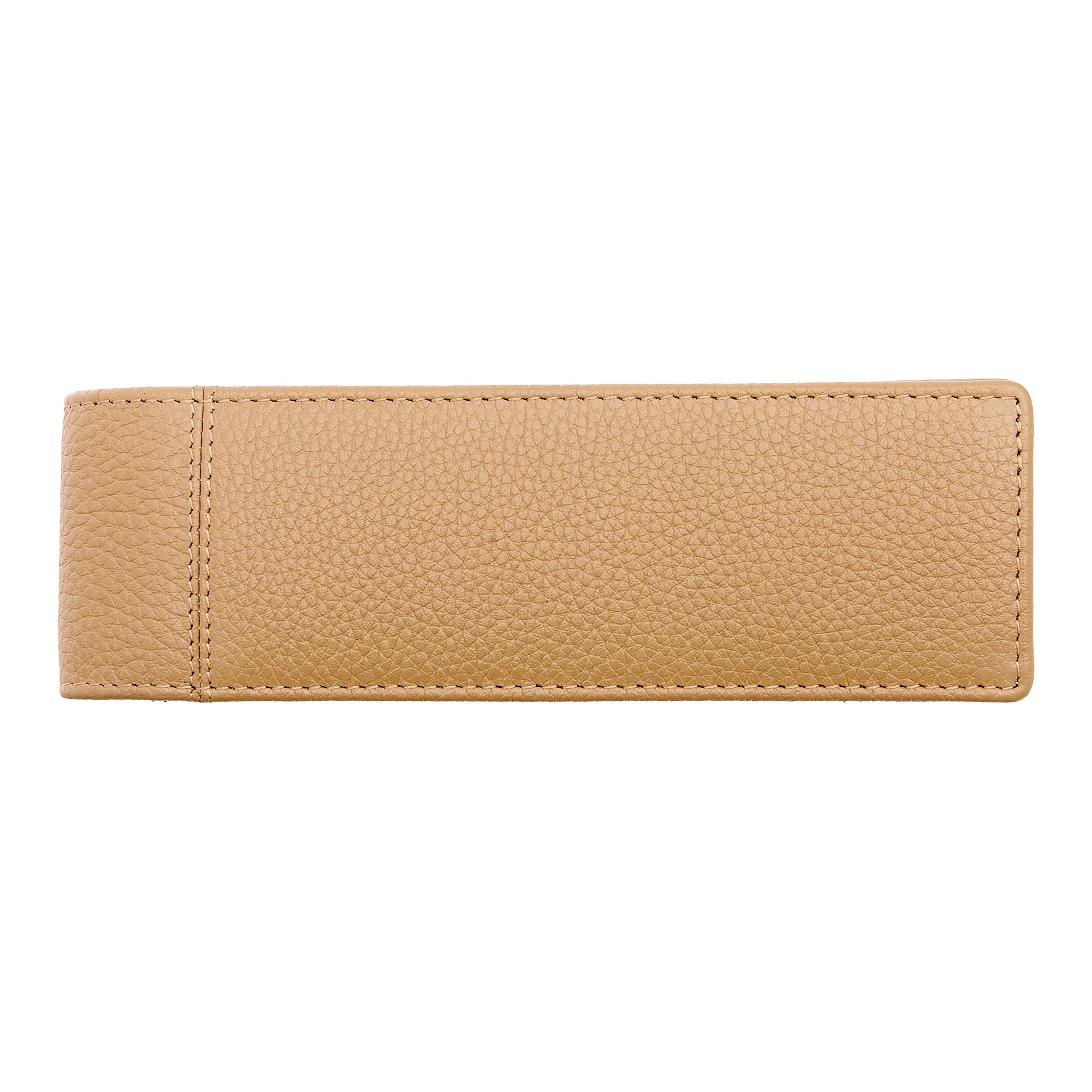 Capa de Escrita em Pele 2 Pza. Classic Grained Camel Camel-3