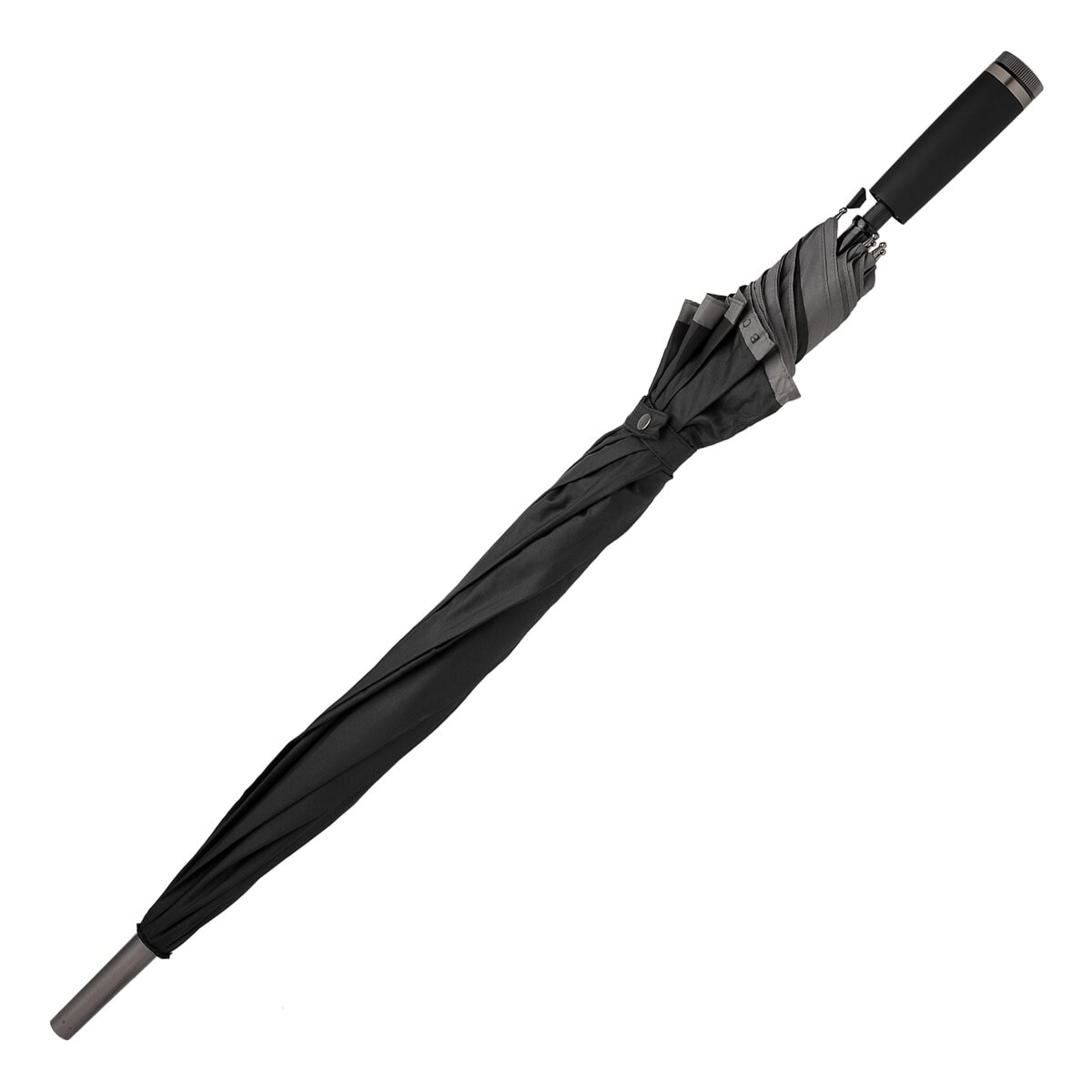 Guarda-chuva Gear Black preto e cinzento Preto / Cinzento-2