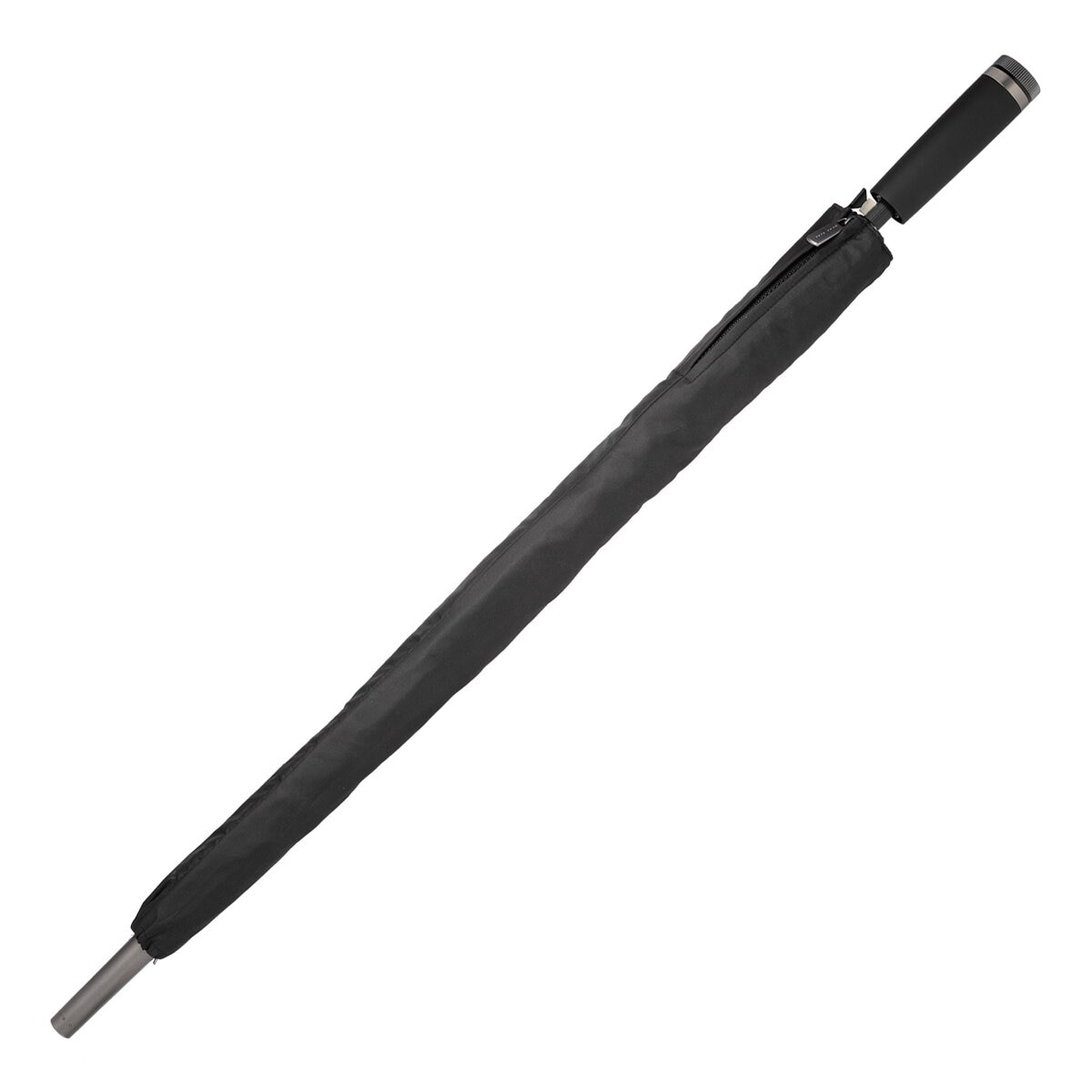Guarda-chuva Gear Black preto e cinzento Preto / Cinzento-4