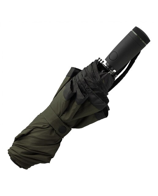 Guarda-chuva desdobrável Gear Khaki preto e caqui Preto / Caqui-1