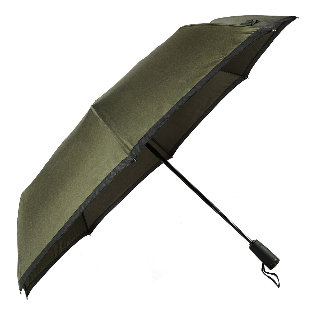 Guarda-chuva desdobrável Gear Khaki preto e caqui Preto / Caqui-4
