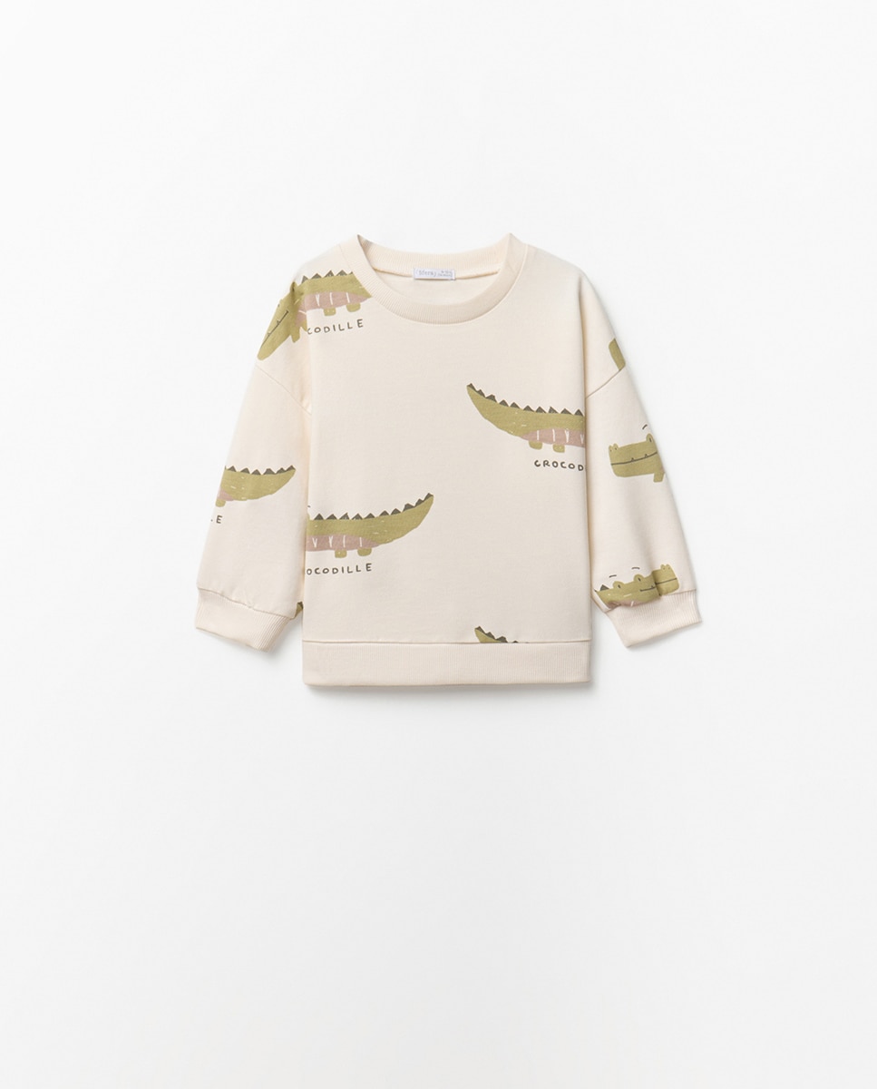 Conjunto de Joggers com Crocodilos Sfera Cru-4