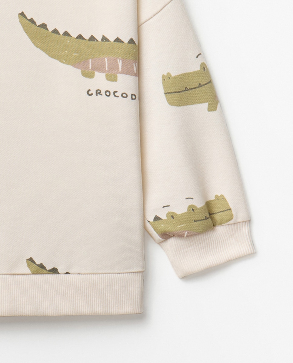 Conjunto de Joggers com Crocodilos Sfera Cru-5